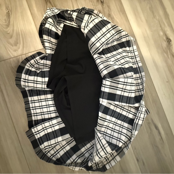 Barbie Plaid Skort with Pink Logo - Picture 5 of 6